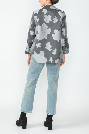 Charcoal One Button Jacket